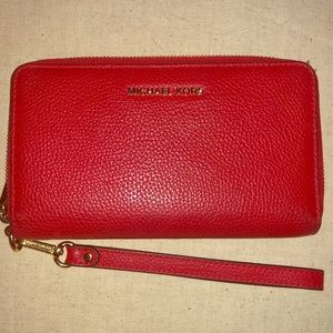 Authentic MK Large Smartphone Wallet